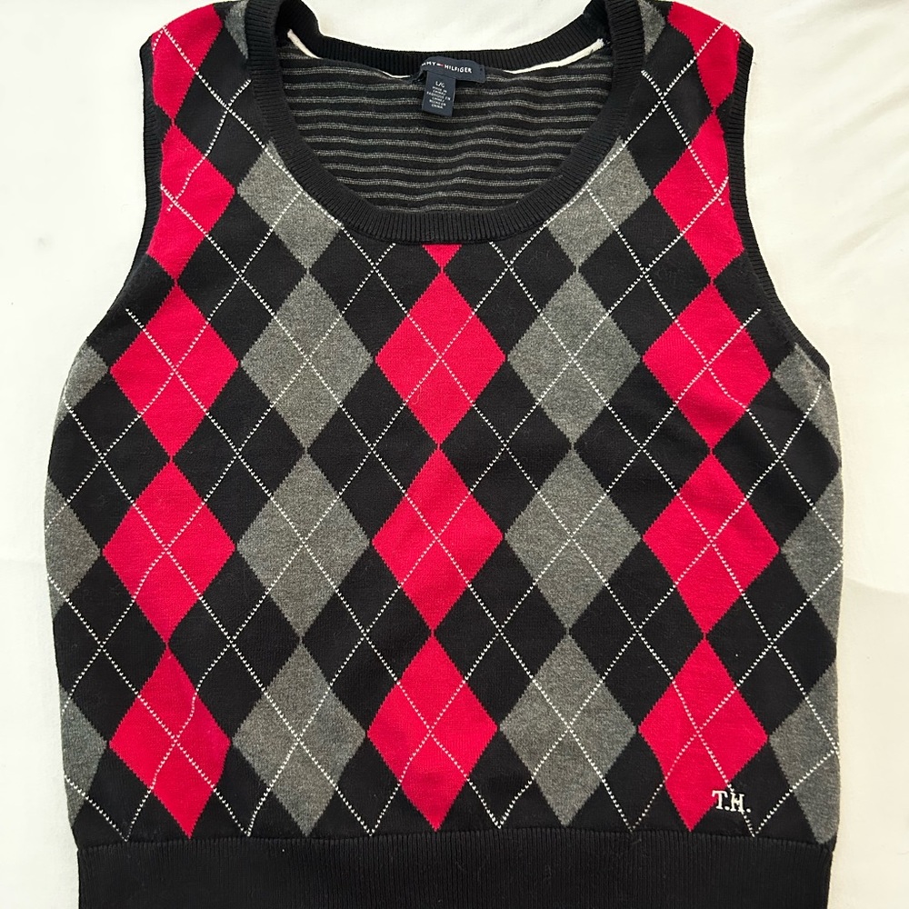 Tommy Hilfiger Argyle Sweater Vest